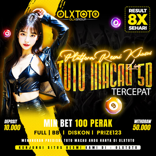 OLXTOTO: Platform Resmi Khusus Live Pengeluaran Toto Macau 5D Tercepat