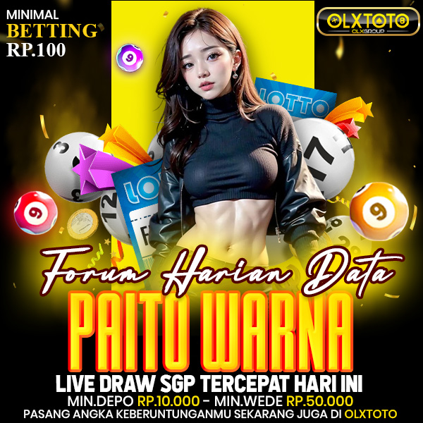 OLXTOTO ⚔️ Forum Harian Data Paito Warna & Live Draw Togel SGP Tercepat Hari Ini