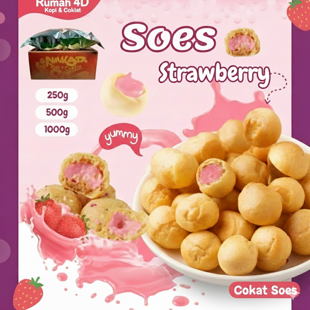 Coklat Sus Strawberry