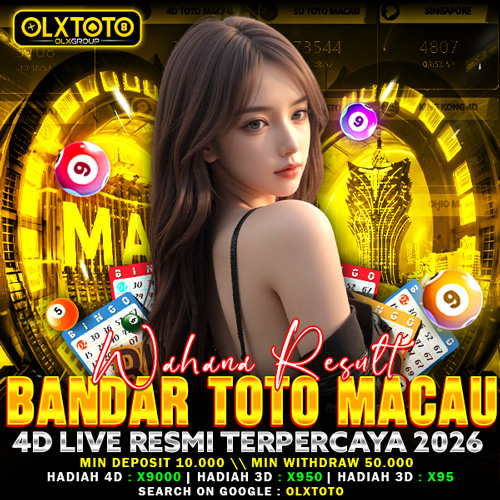 OLXTOTO > Wahana Result Bandar Toto Macau 4D Live Resmi Terpercaya 2026
