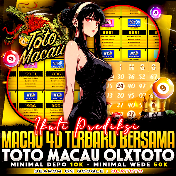 Ikuti Prediksi Macau 4D Terbaru Bersama Toto Macau OLXTOTO