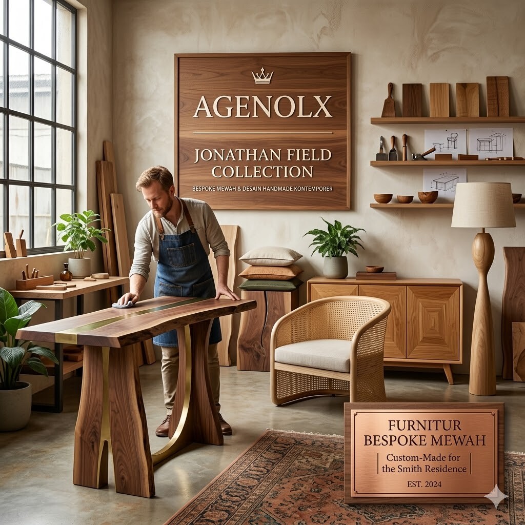 AGENOLX Jonathan Field Collection | Furnitur Bespoke Mewah & Desain Handmade Kontemporer