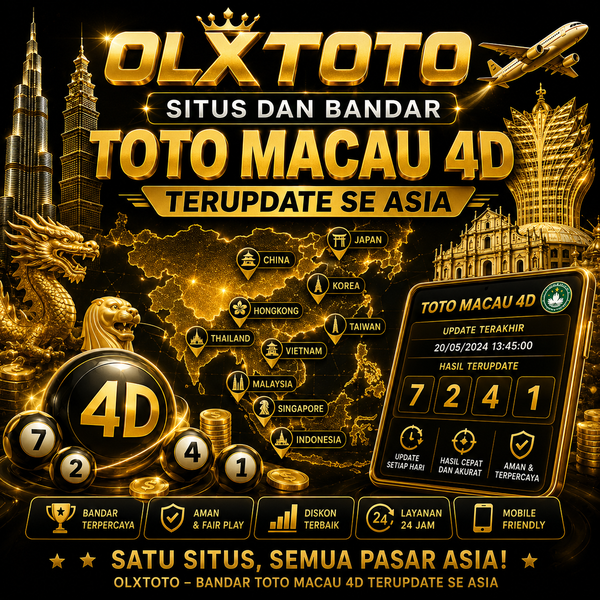 OLXTOTO ✈️ Situs Dan Bandar Toto Macau 4D Terupdate Se Asia