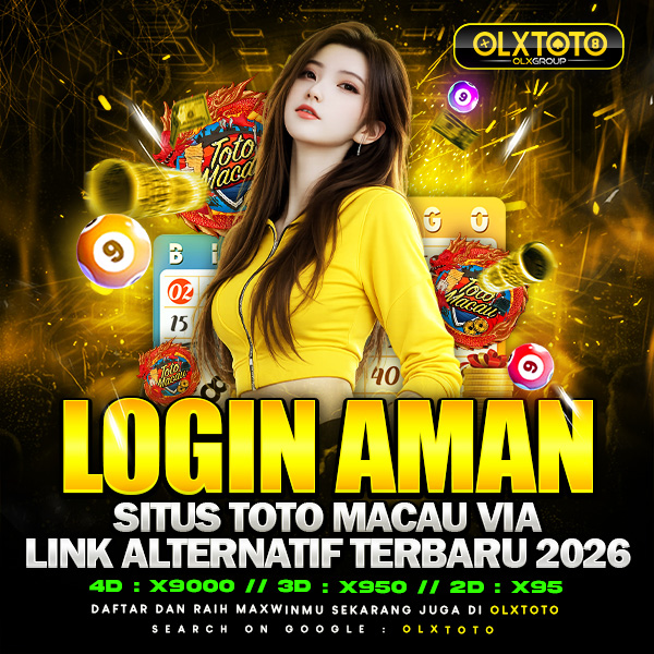 OLXTOTO ⚡️ Login Aman Situs Toto Macau Via Link Alternatif Terbaru 2026