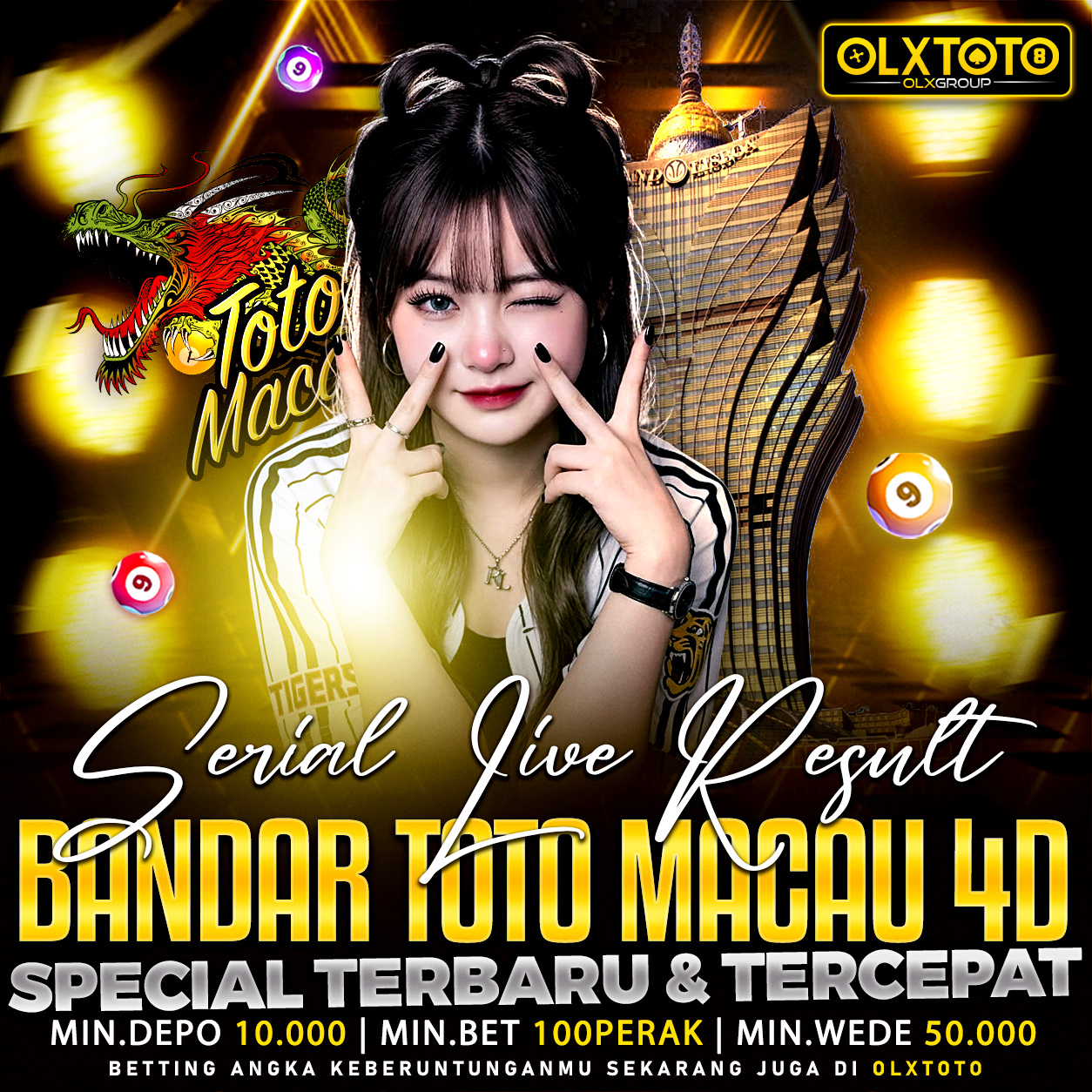 OLXTOTO ✈️ Serial Live Result Bandar Toto Macau 4D Spesial Terbaru & Tercepat