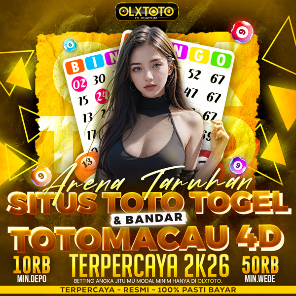 OLXTOTO | Arena Taruhan Situs Toto Togel & Bandar Toto Macau 4D Terpercaya 2K26