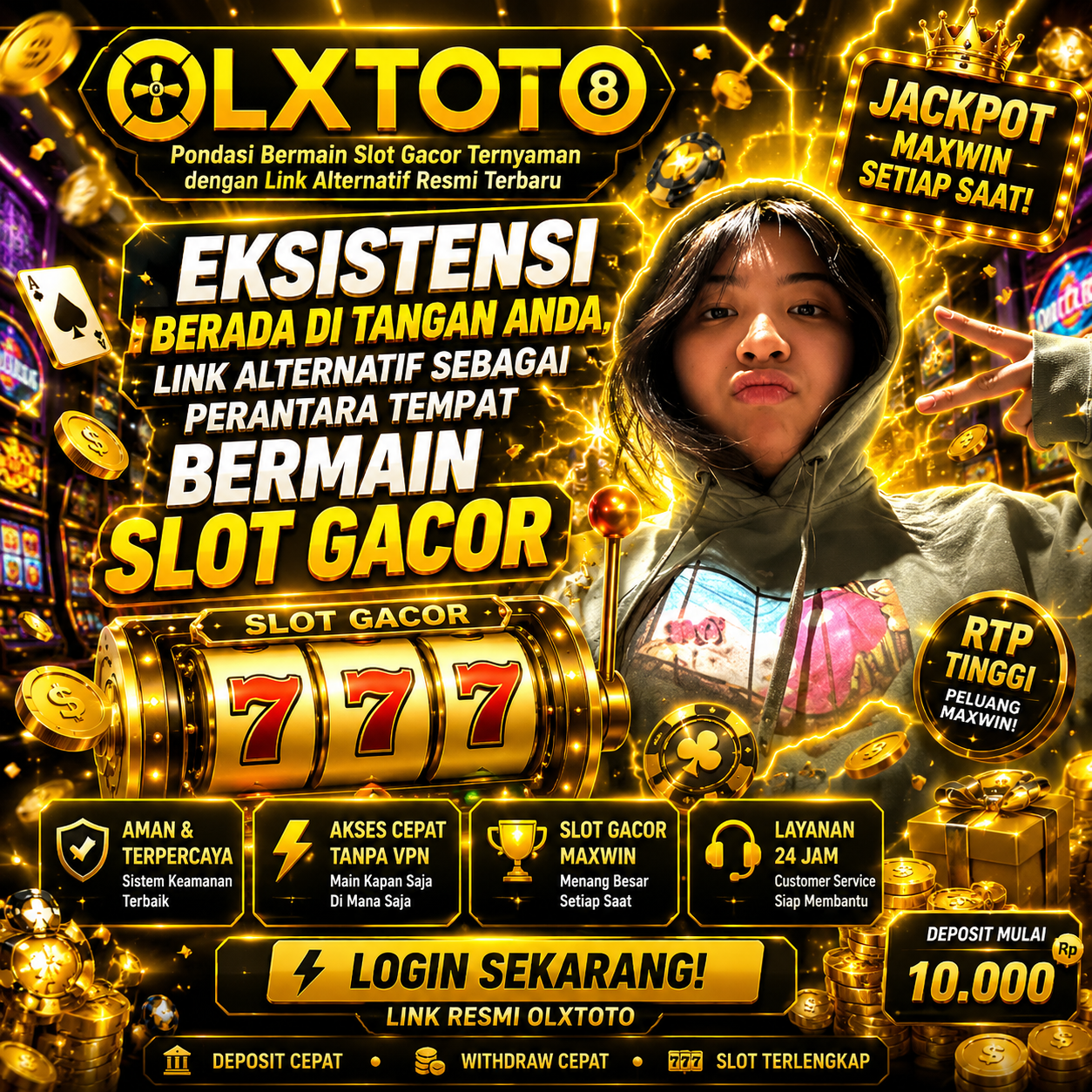 OLXTOTO : Eksistensi Berada di tangan Anda, Link Alternatif sebagai Perantara Tempat Bermain Slot Gacor