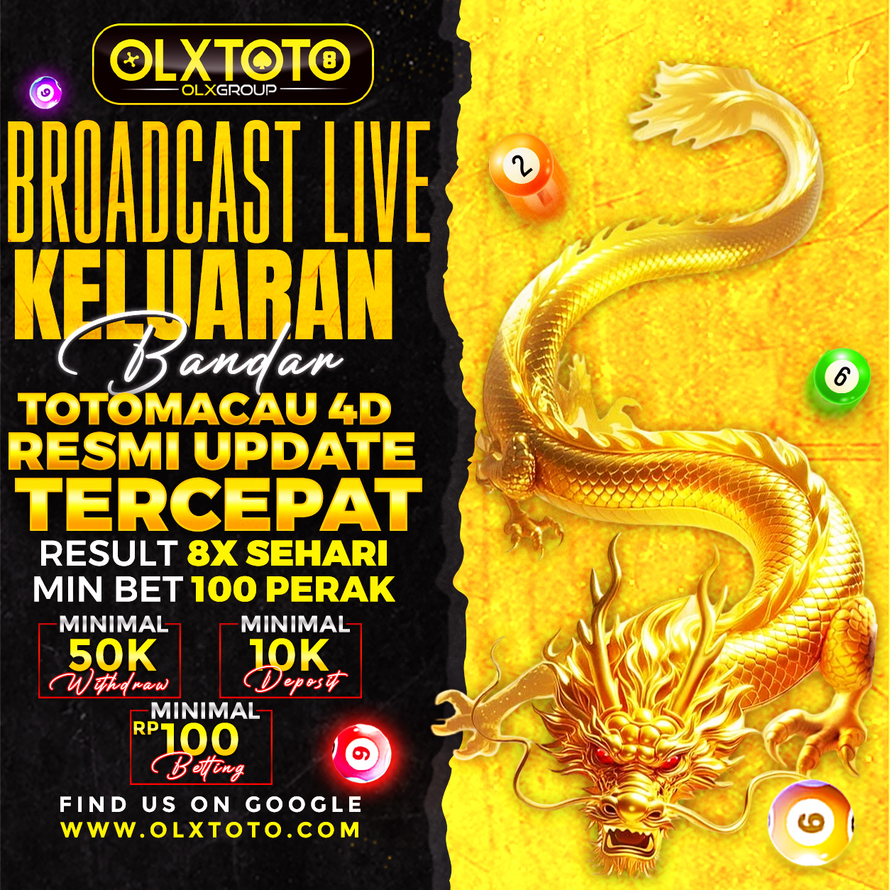 OLXTOTO: Broadcast Live Keluaran Bandar Toto Macau 4D Resmi Update Tercepat