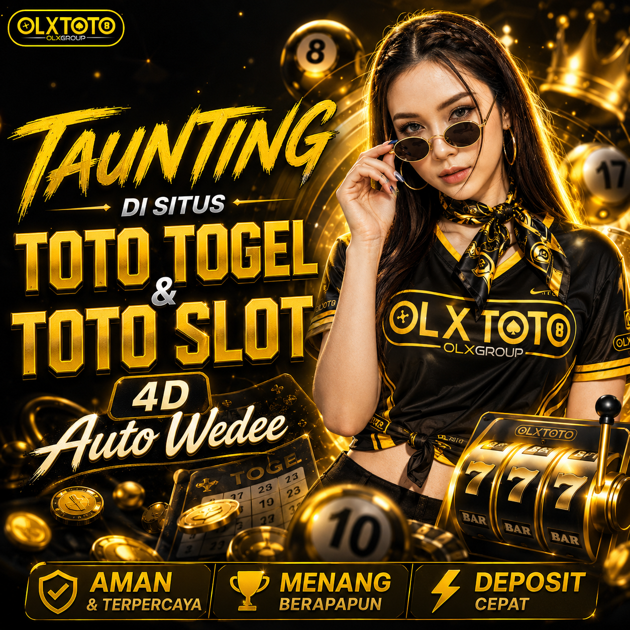 OLXTOTO Taunting di Situs Toto Togel & Toto Slot 4D Auto Wede
