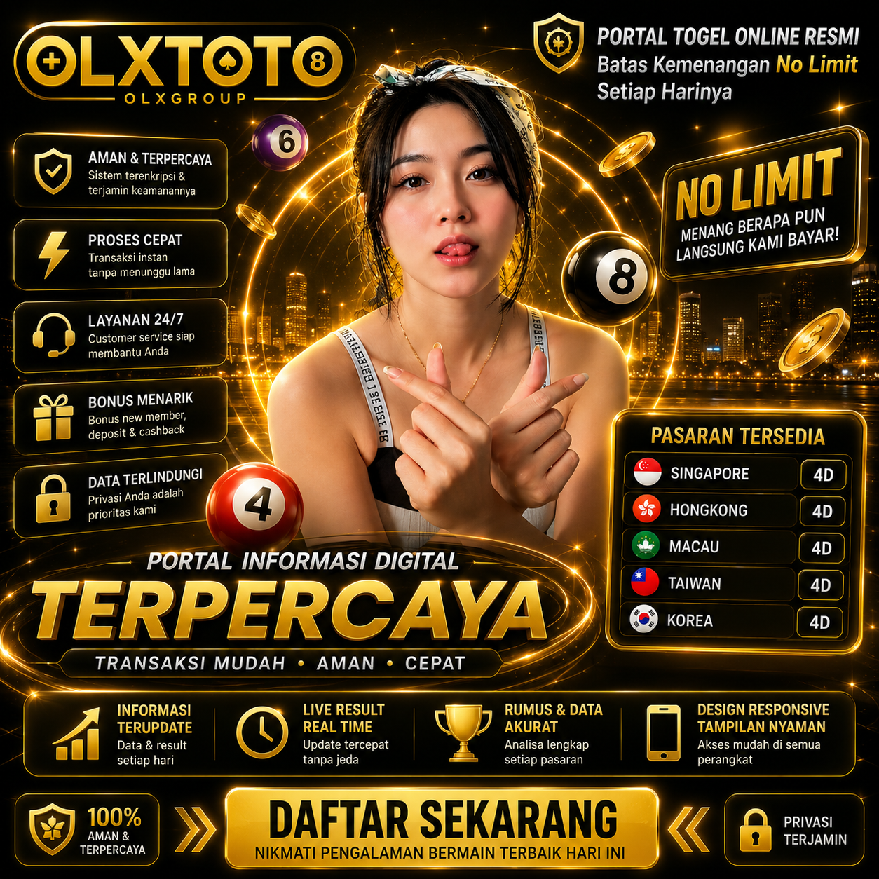 OLXTOTO | Portal Togel Online Resmi dengan Batas Kemenangan No Limit Setiap Harinya